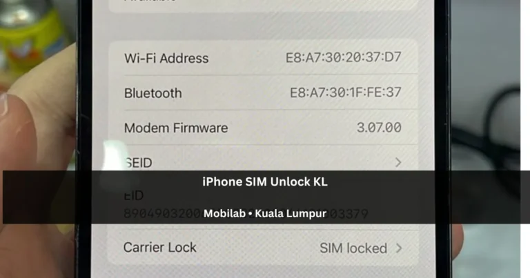 iPhone SIM unlock Malaysia service for a SIM locked foreign iPhone